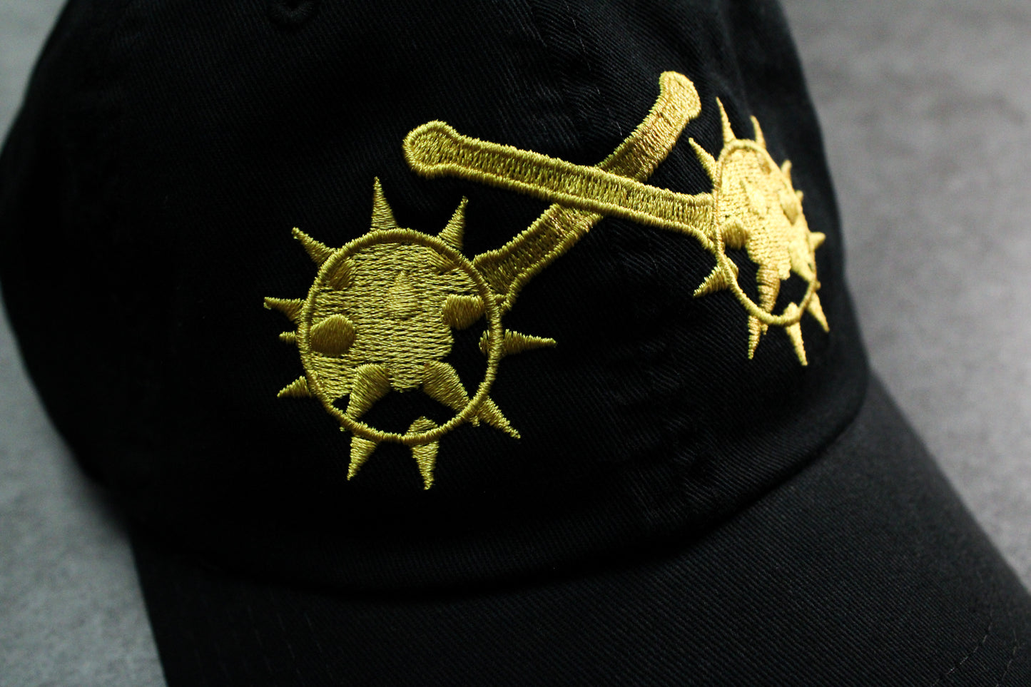 Barbarianism Bling Dad Hat (Gold Embroidered)