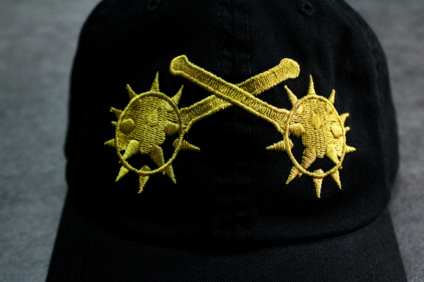 Barbarianism Bling Dad Hat (Gold Embroidered)