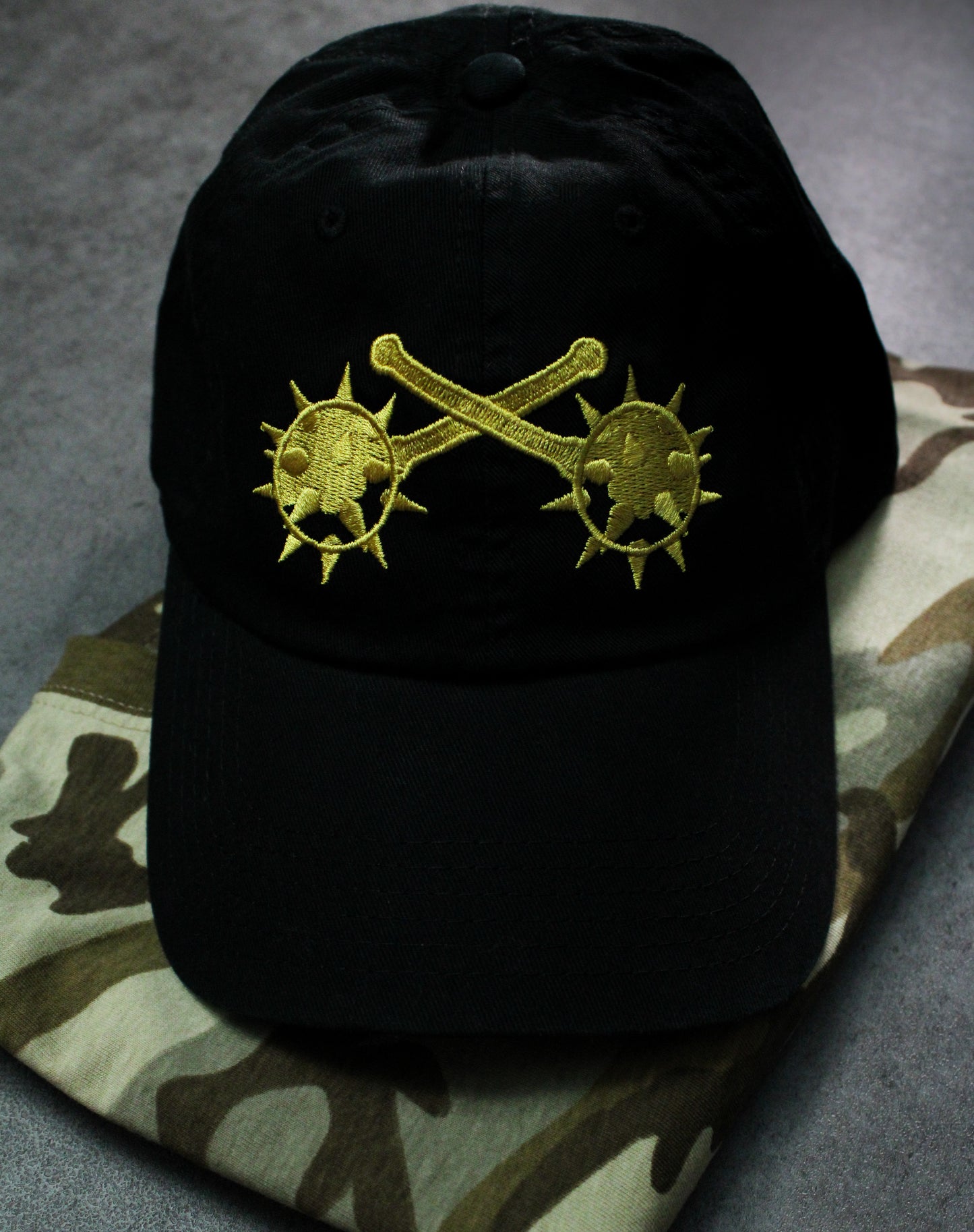 Barbarianism Bling Dad Hat (Gold Embroidered)