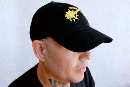 Barbarianism Bling Dad Hat (Gold Embroidered)