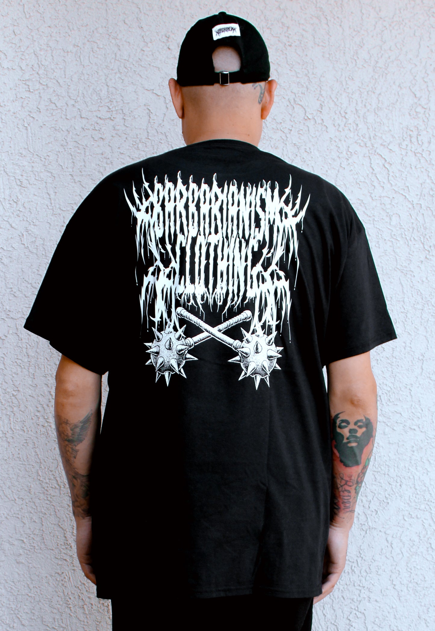 Barbarianism No Weak Shit Chest Print Tee