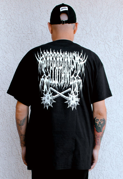 Barbarianism No Weak Shit Chest Print Tee