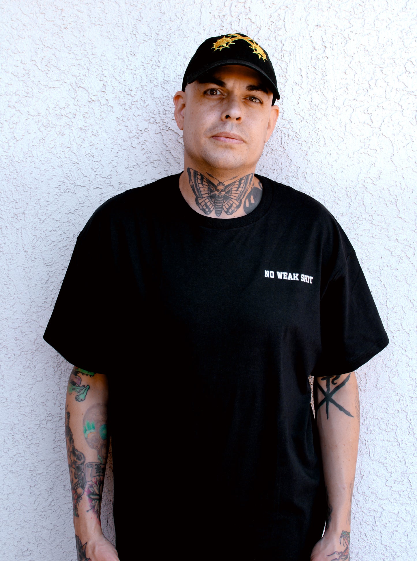 Barbarianism No Weak Shit Chest Print Tee